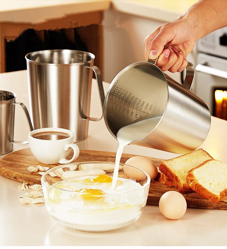 1PC 304 Stainless Steel Espresso Coffee Milk cup mugs caneca thermo Frothing Pitcher Steaming Frothing Pitcher PH 006