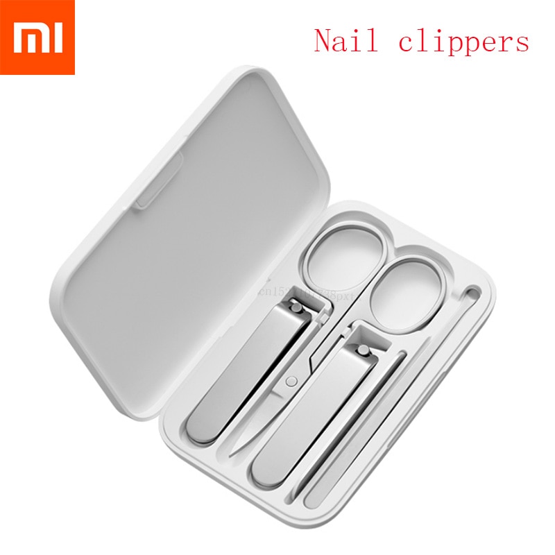 Xiaomi-cortauñas de acero inoxidable Mijia, 5 uds., cortauñas para el cuidado de la pedicura, lima de uñas, herramientas de belleza profesionales