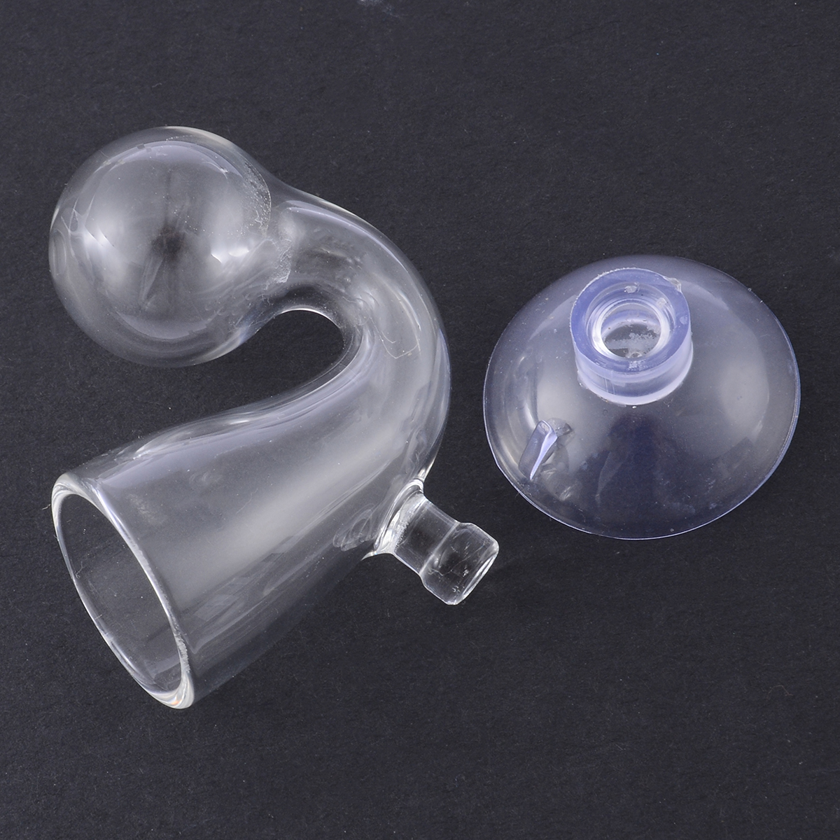 Aquarium Fish Tank CO2 Monitor Tester Glass Checker with Suction Cup for CO2 CheckerTerm Indicator Monitor Tester