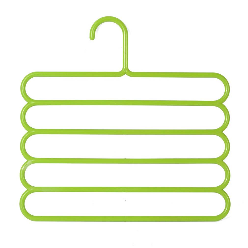Magic Multi-port Support hangers for Clothes Drying Rack Multifunction Plastic Clothes rack drying hanger Storage Hangers 1pcs: green 35x34.5cm