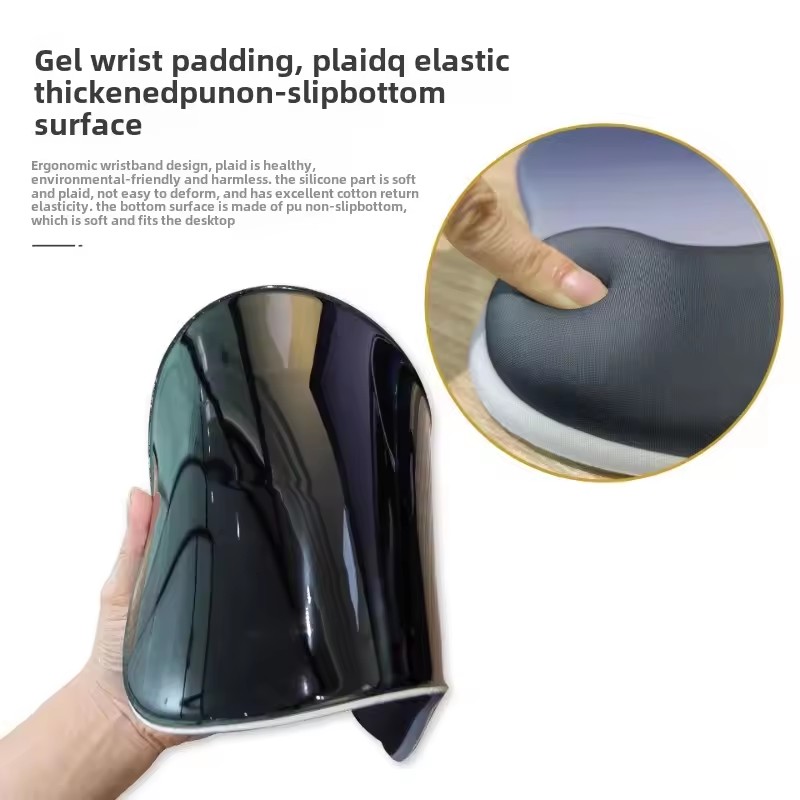 Kantoor Muismat Met Gel Polssteun Ergonomische Gaming Desktop Muismat Polssteun Voor Pc Laptop Computer Ondersteuning