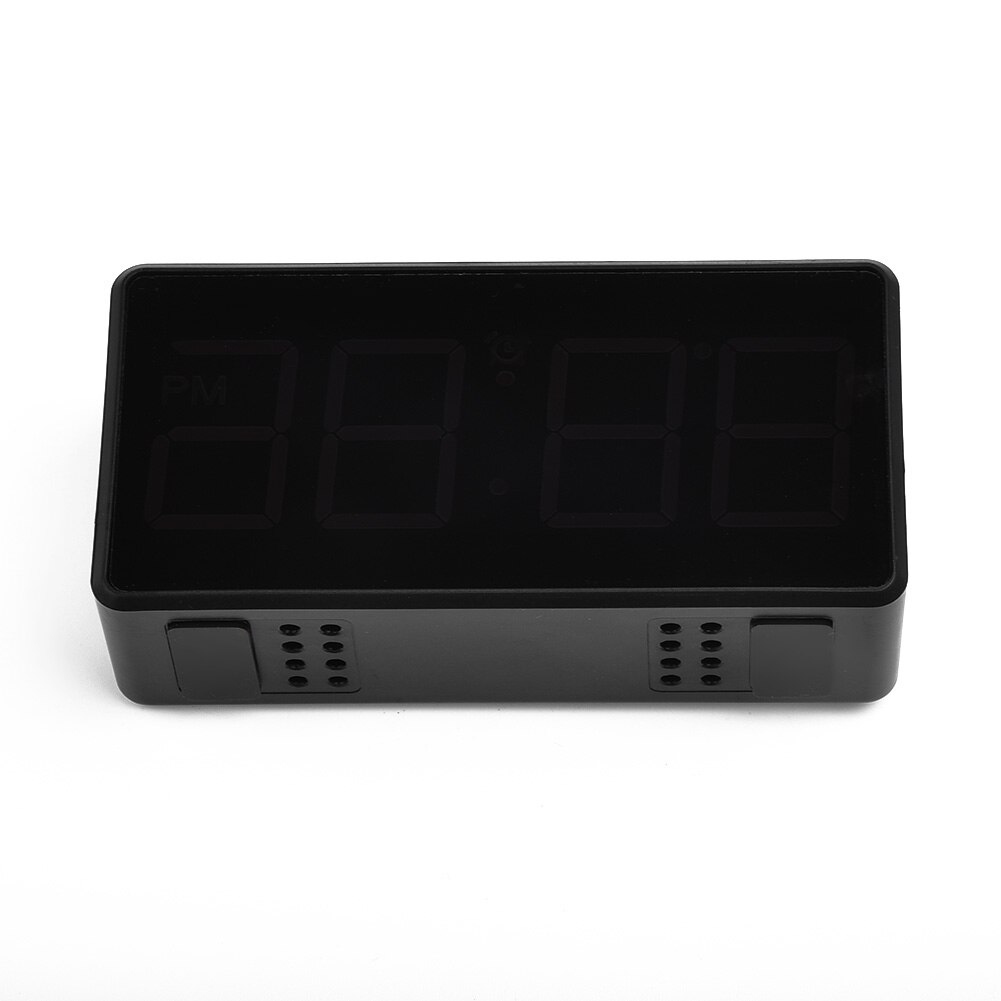 LED Digital Alarm Clock USB/Battery Mirror Real-time Display Bedside Quiet Home Bedroom Desk Display Digital Desktop Table Clock