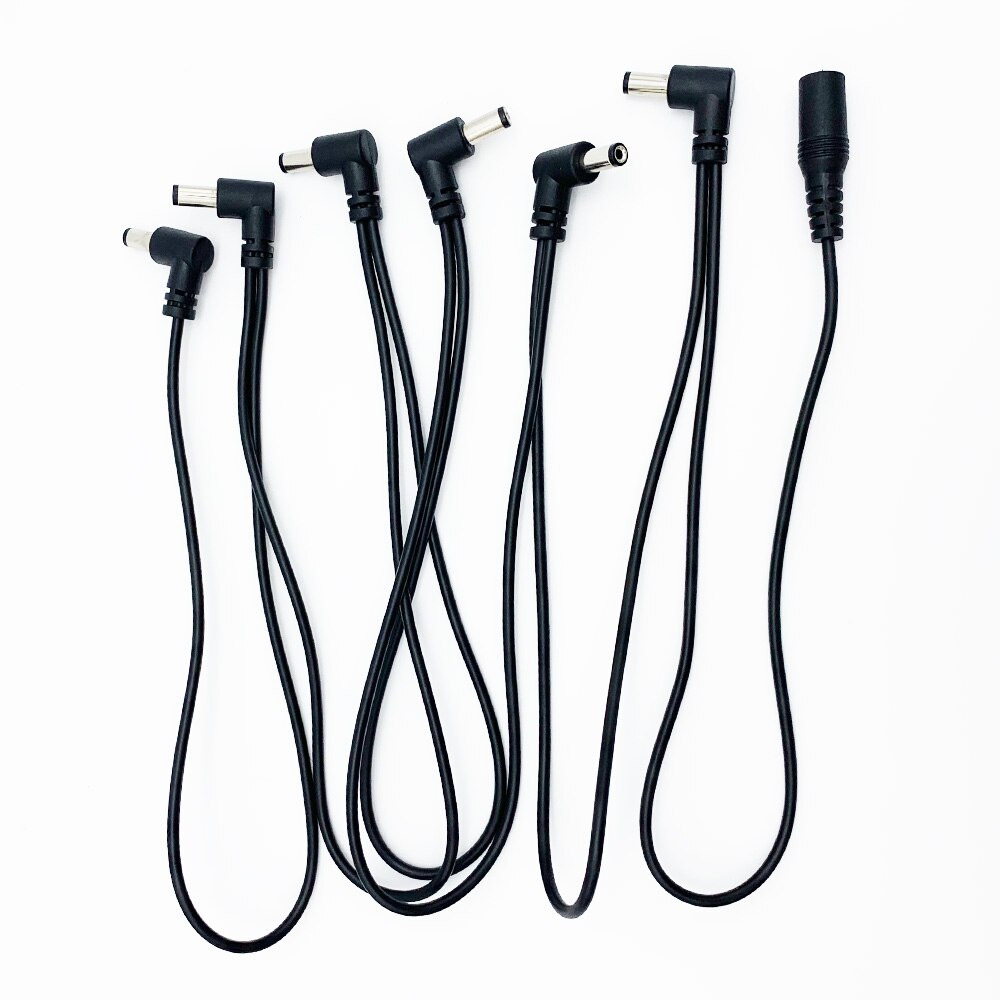 Guitar Pedal Power Supply Cable for Effects Adapter Plug Daisy Chain 1 to 3 4 5 6 Ways 9V DC: 1 to 6 Ways