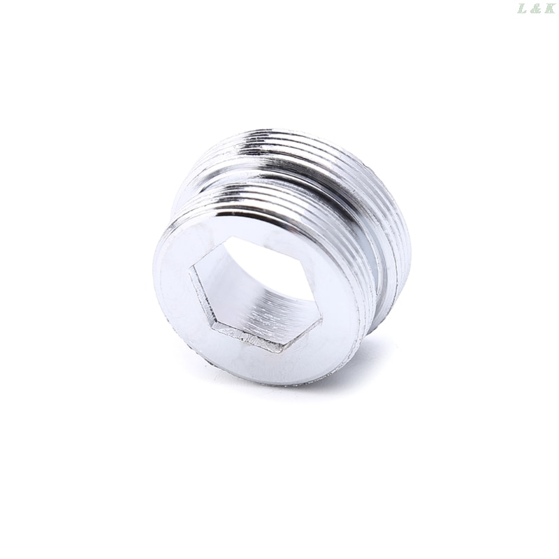 Solid Metal Adaptor Outside Thread Water Saving Kitchen Faucet Tap Aerator Connector Kitchen Faucet Adapter Water Purifier