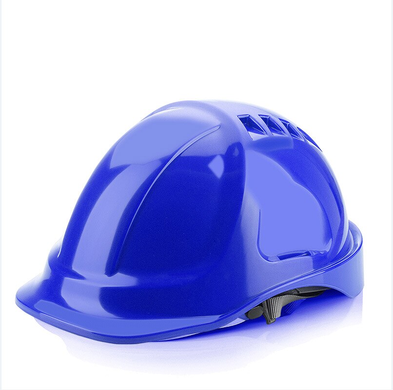 Vernehjelm hard hatt arbeidshette abs materialkonstruksjon beskytte hjelmer pustende engineering makt arbeidshjelm: Blå