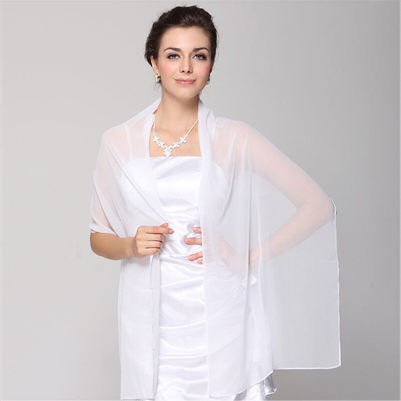 Wedding Jacket Wraps Bolero Chiffon Women Cap Wrap Shrug For Evening Dresses In Stock