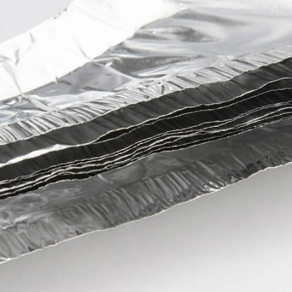 Protectores de Papel de aluminio para estufa de Gas, 10 Uds., almohadilla de cubierta a prueba de grasa, papel de aluminio, accesorios de cocina
