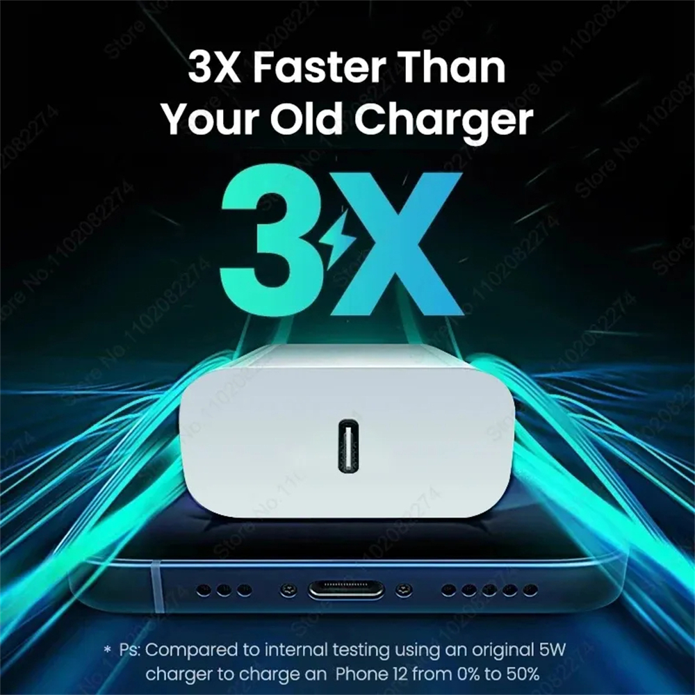 Cargador rápido de 40W para iPhone 16, 15, 14, 13, 12, 11 Pro Max, cargador de USB-C X XS XR 7 8 Plus, Cable USB tipo C, accesorios de carga rápida