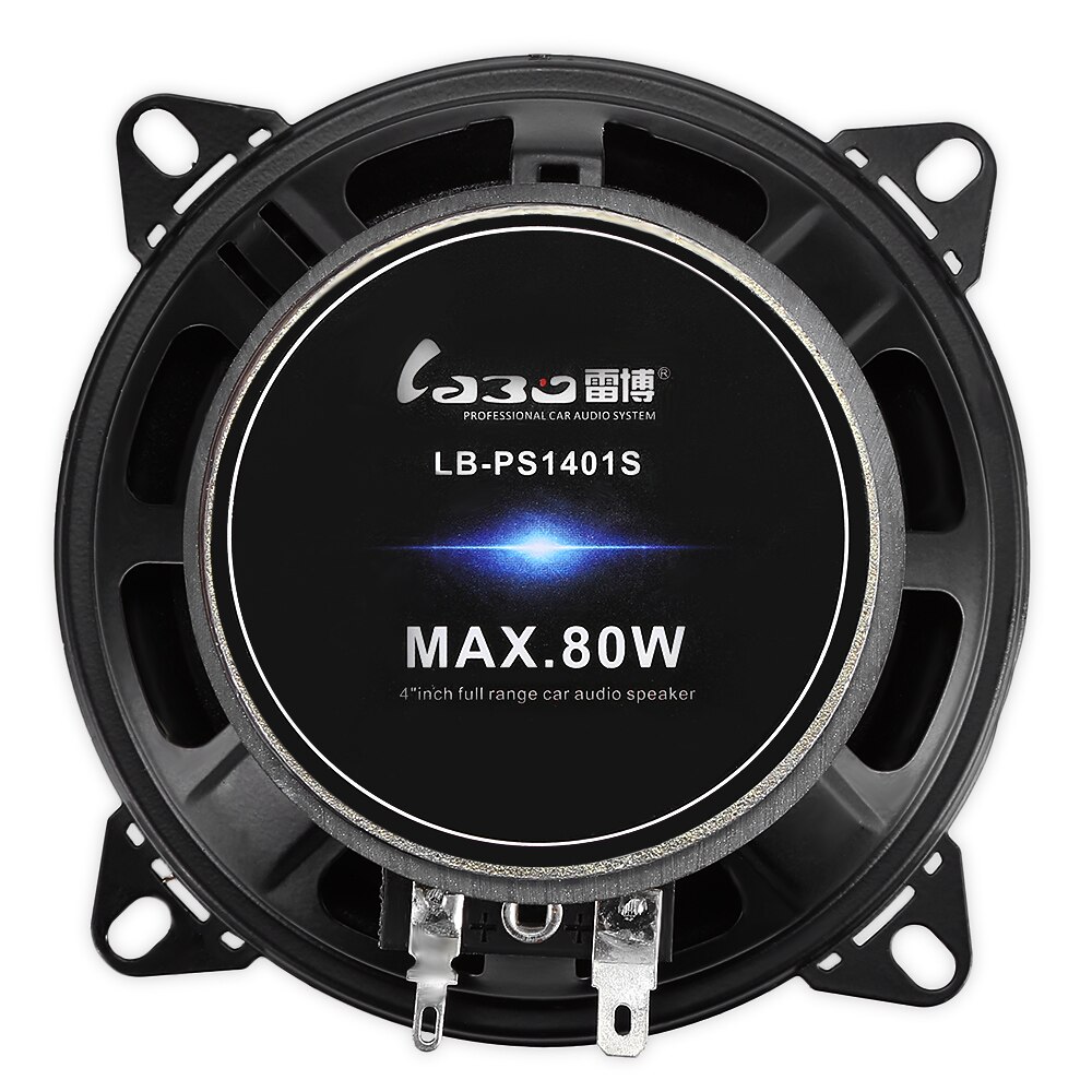 2 pc 4 inch Car Audio Speaker Full Range Stereo Systeem Ruwe Max 80 W Luidspreker 125mm installeren diameter 12 V 4ohm Auto Speaker