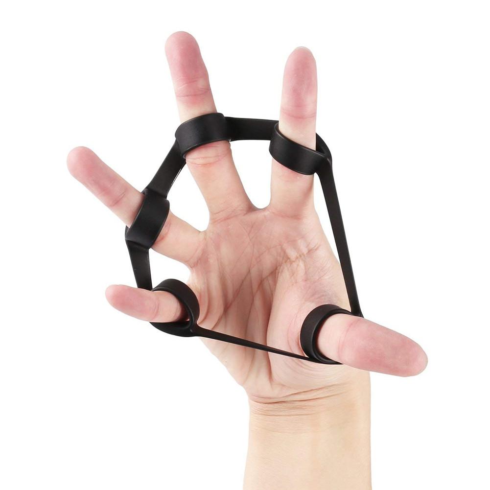 3pcs Finger Trainer Silicone Finger Stretcher Hand Exercise Grip Strength Resistance Bands Training for Finger Force Grip Device