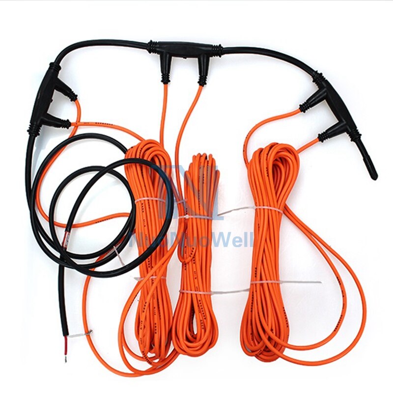Electric Floor Carbon Fiber Heating Cable Agricultural Seedling Cultivation Hotline Greenhouse Temperate Controller Heating Wire