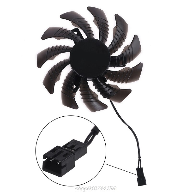 thumbnail image 2 of Power Logic 3-Pack 75mm Fans For Gigabyte GTX 960/970/980 Graphics Cards 2 of 5