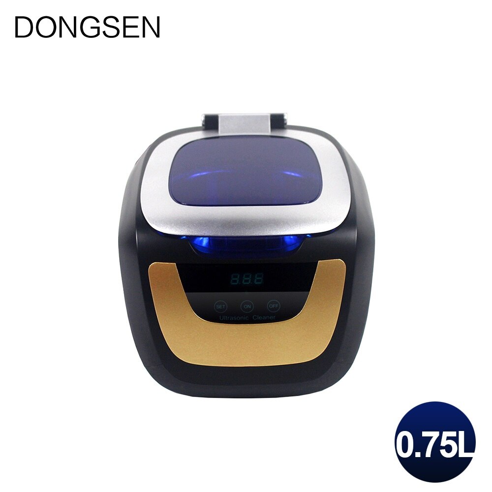 Home Use Multifunctional Ultrasonic Cleaning Machine 0.75L Polishing Jewelry Earings Denture Nail LED Display Ultrasonic Bath