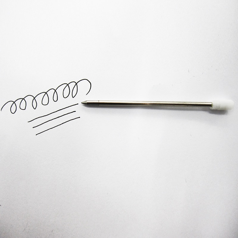 10Pcs/Lot Crystal pen water-based refill Ballpoint Pen Universal Refill Black Blue Two Kinds Of Ink Replaceable Refills 1.0mm