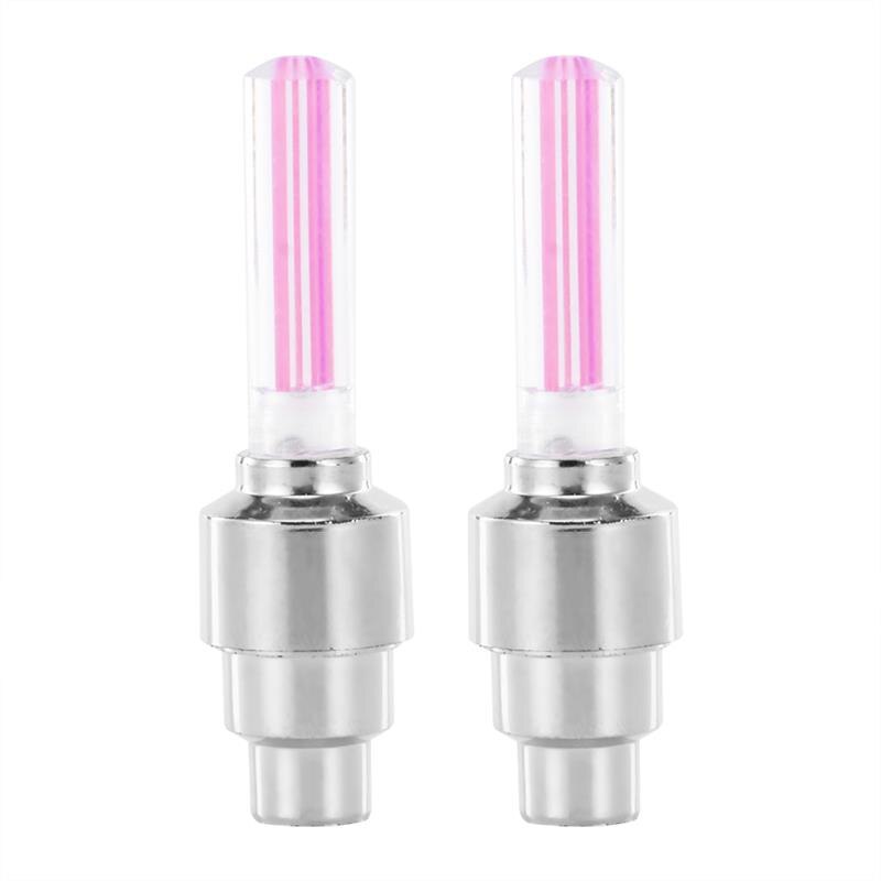 Highlight Light Stick Type Wheels Valve Core Nozzle Lamp Bicycle Tire Light Bicycle Accessories Mountain Bike Equipment: Red
