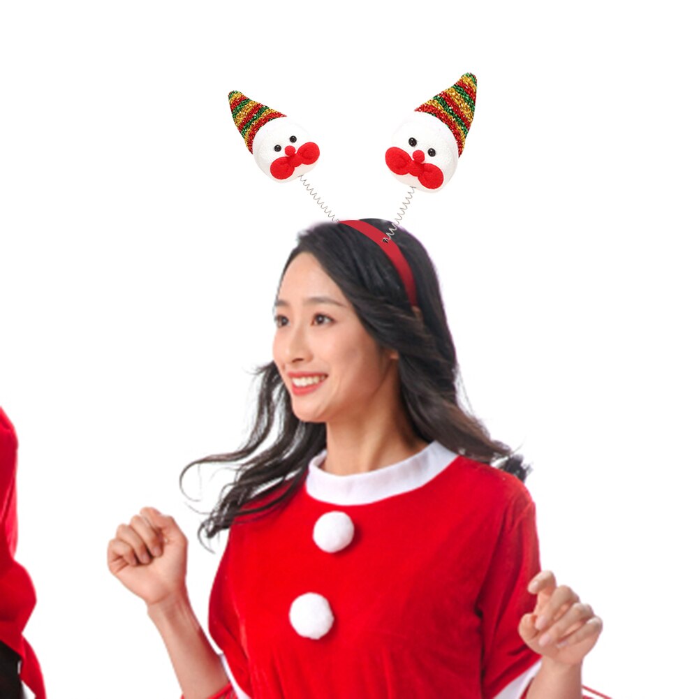 Femmes noël bandeaux bois Turban fête décor cheveux cerceau cheveux accessoires fête décoration de la maison fournitures