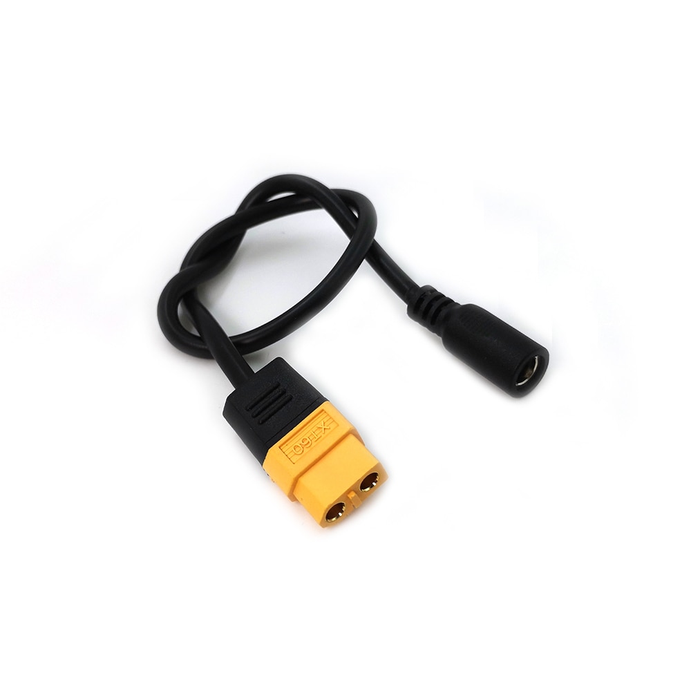 22 awg 30cm xt60 vrouwelijke kogelconnector naar vrouwelijke  dc5525 stroomkabel 5.5 x 2.5mm adapter voor rc-voeding lader lipo-batterij