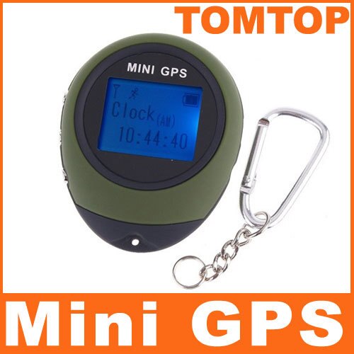 Draagbare Mini GPS Sleutelhanger Handheld Navigatie USB Oplaadbare Locator Tracker met Kompas Voor Outdoor Travel Klimmen