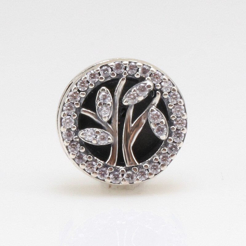 Nuovo ciondolo con fibbia ad albero in argento Sterling S925