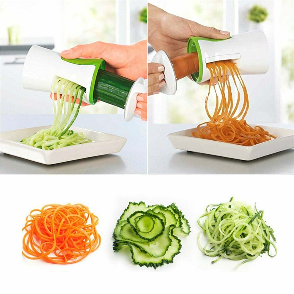 Handheld Vegetable spira cutter carrot cucumber courgette slicer Kitchen accessories vegetable slicer