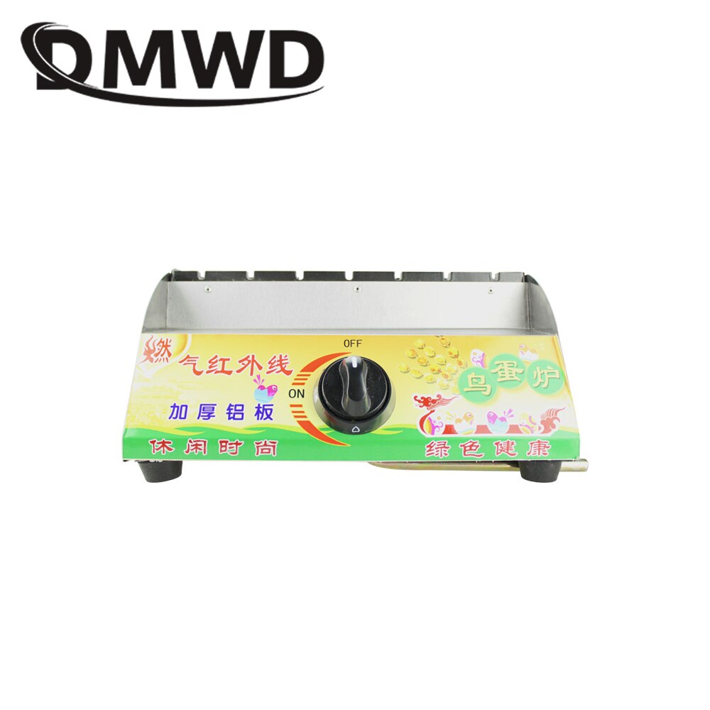 Dmwd 35 hål gas rostad fågel ägg grill maskin vaktel ägg ugn järn bläckfisk bollar spis chibi maruko ugn takoyaki maker