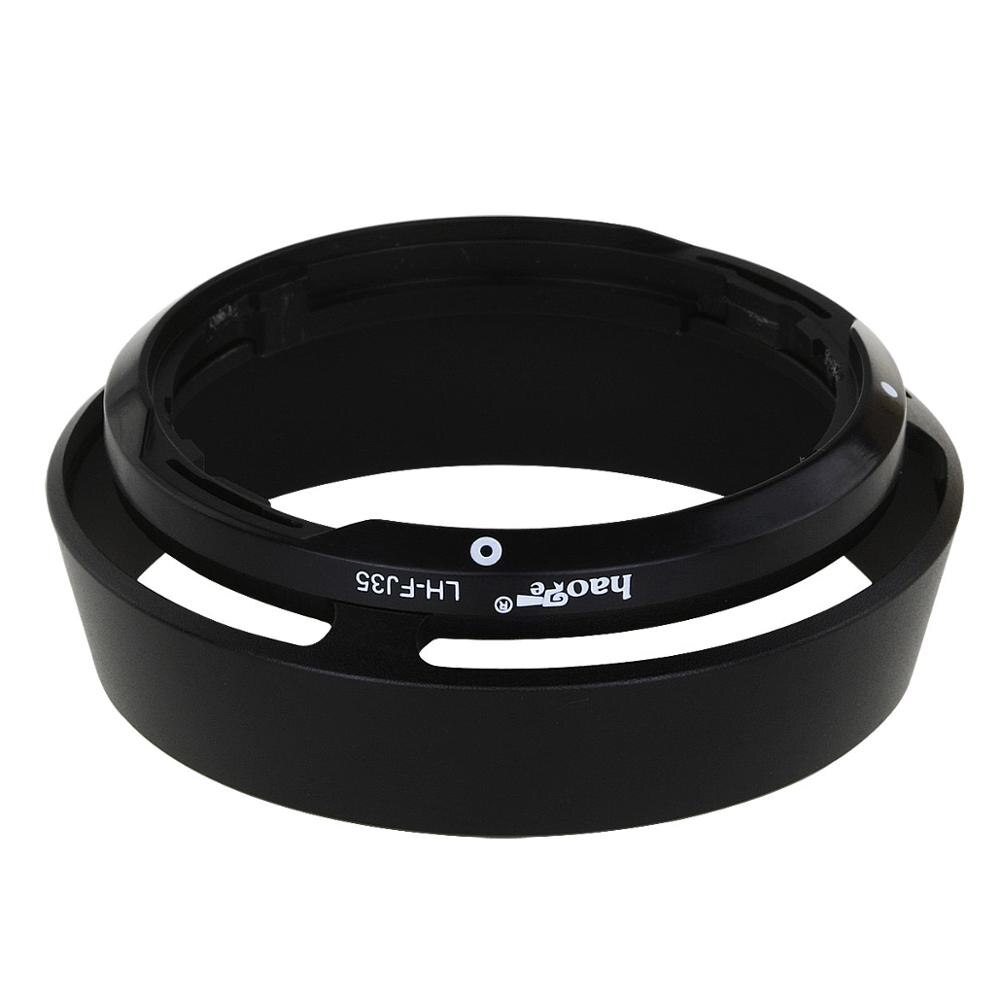 Haoge LH-FJ35 Ronde Zonnekap Voor Fujifilm Fuji Fujinon Xf 35Mm 23Mm F2 R Wr LH-XF35-2