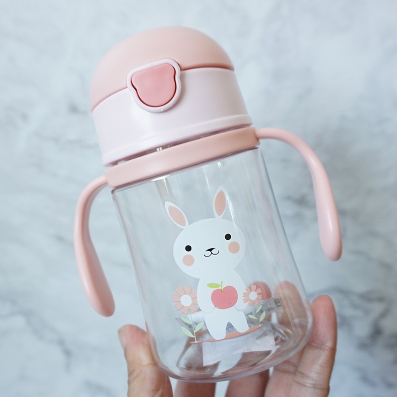 Kinderen Voeden Sippy Cups Met Handvatten Leren Drinkwater Flessen Leuke Cartoon Lekvrije Band Cup 250 Ml Xs