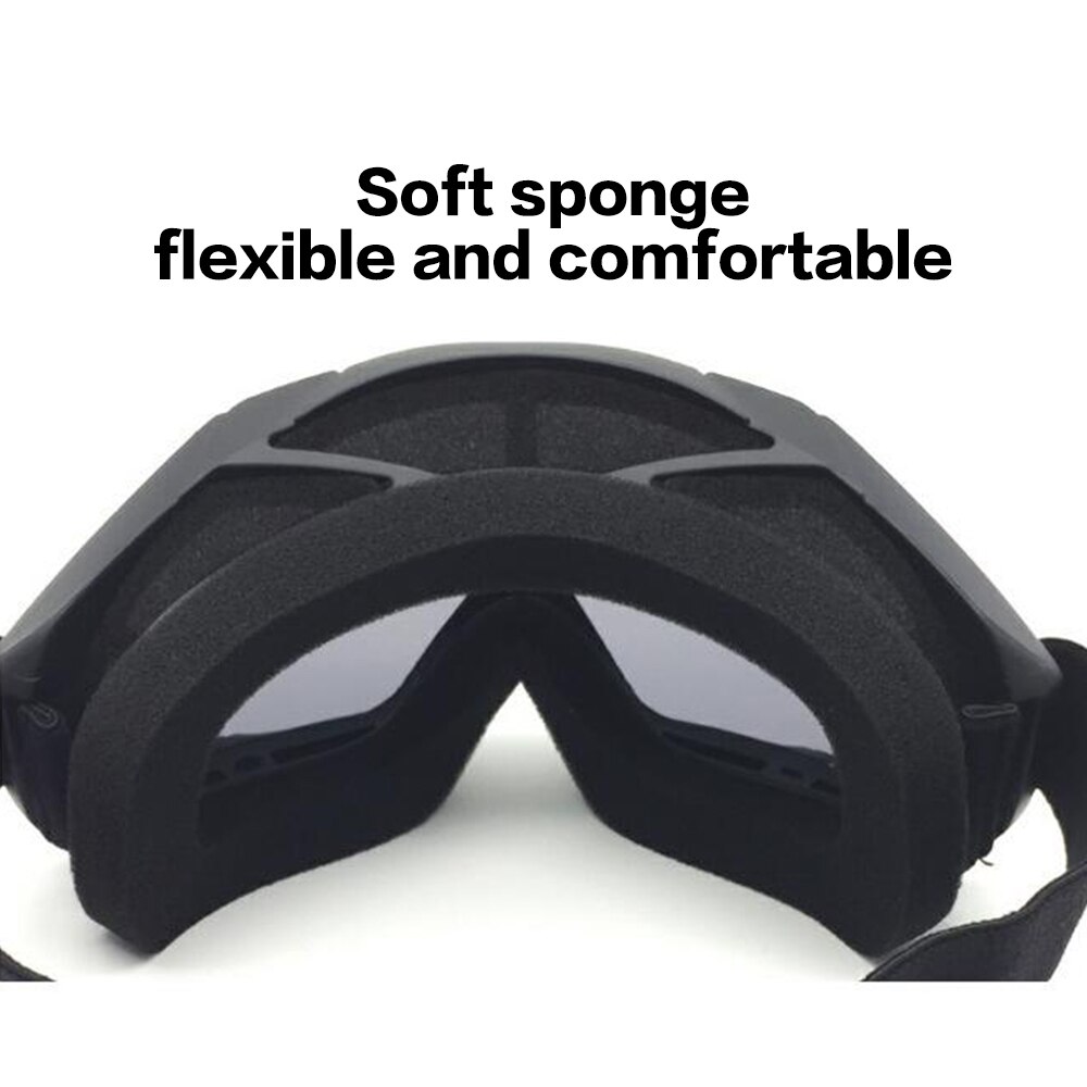 Ski Goggles Mask Adjustable Motor Cycling polarized UV400 Glasses Bike Goggles Sport Driving Sunglasses