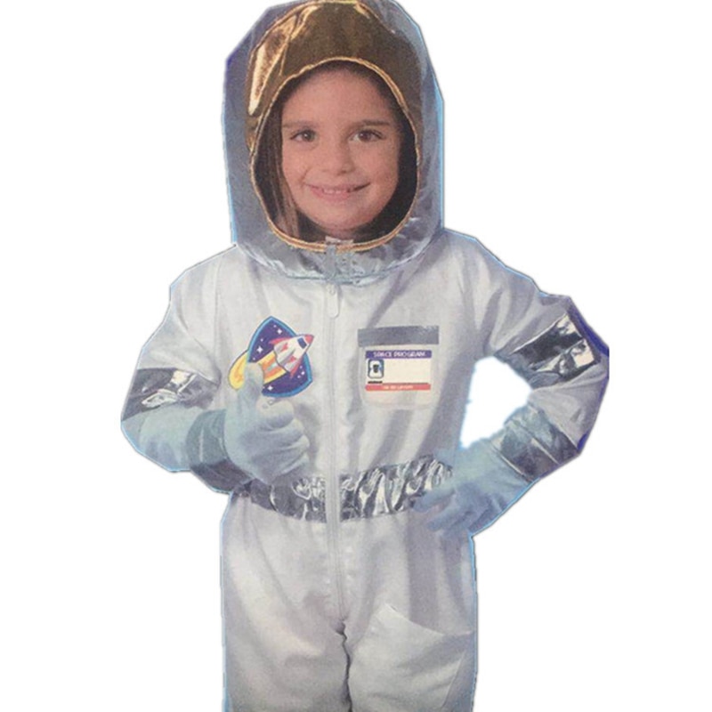 Lasten avaruus mies esiintymässä puku koulun astronautti puvut kosmonautti kosmeettiset juhlavaatteet päähineet/hansikkaat