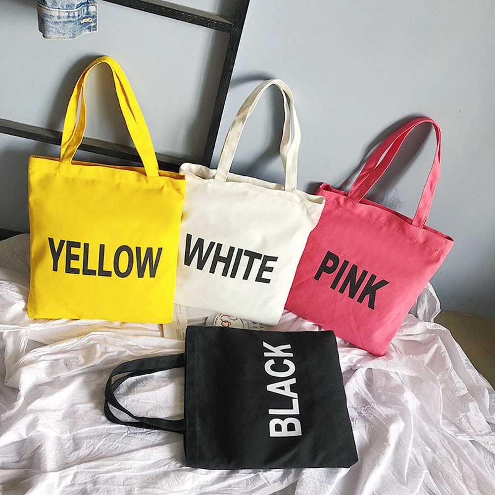 Women Handbags Ladies Classic Girl Shoulder Bags Canvas Casual Shopping Tote Bag