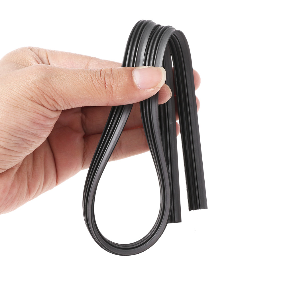 2PC Universal Car Bus Rubber Bracketless Frameless Windshield Wiper Wash Blade Refill Replacement Strip Auto Care Accessories