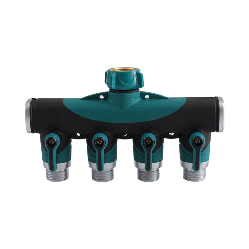 4 weg EU/UNS Garten Schläuche Splitter 3/4'' Bewässerung Wasser Schlauch Anschluss Landwirtschaft Garten Wasserhahn Anschlüsse Adapter: EU Faden / 4 Weg
