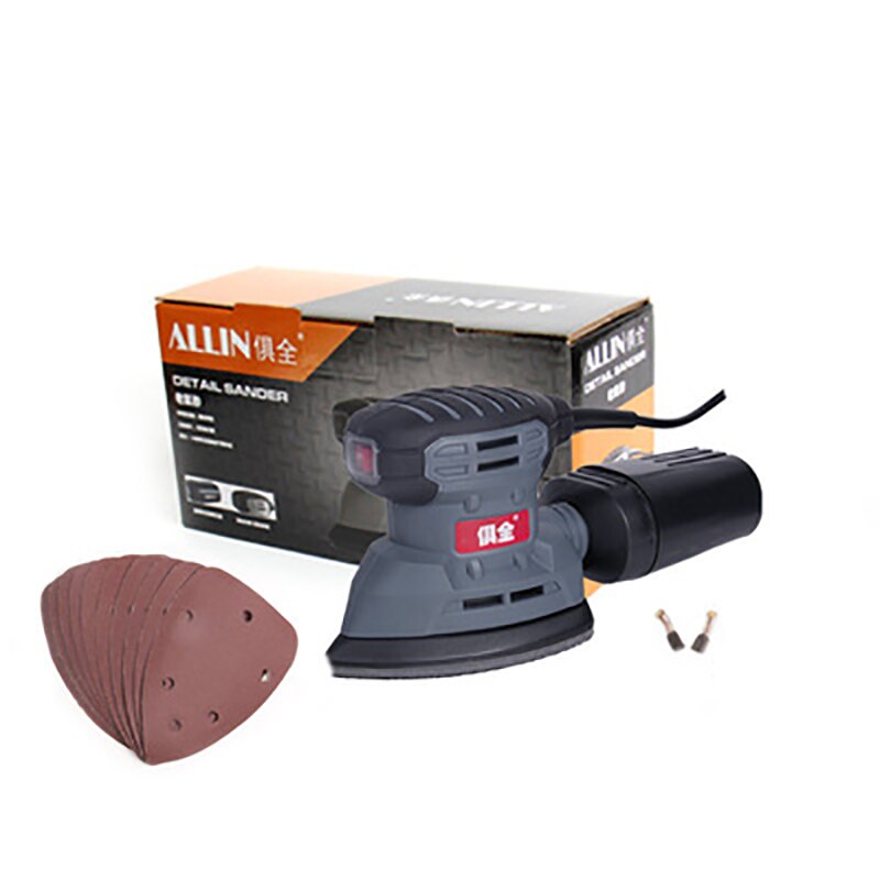Triangle Mini Woodworking Electric Sander Sander Polishing Machine Putty Furniture Sandpaper Machine