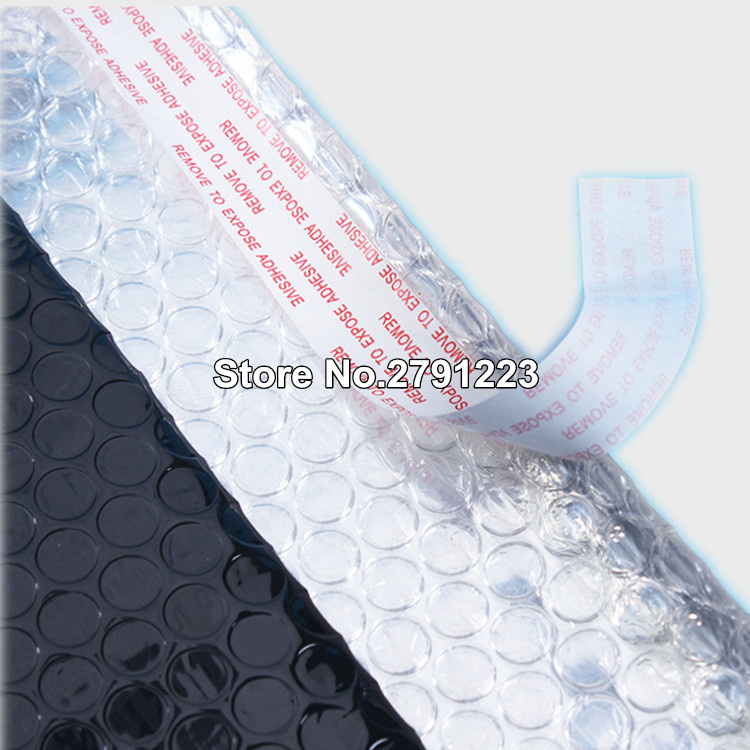 50 Pcs Verpakking Bubble Mailers Zwart Papier Gevoerde Enveloppen Bag Bubble Mailing Envelop Tas 15*13 Cm + 4 Cm