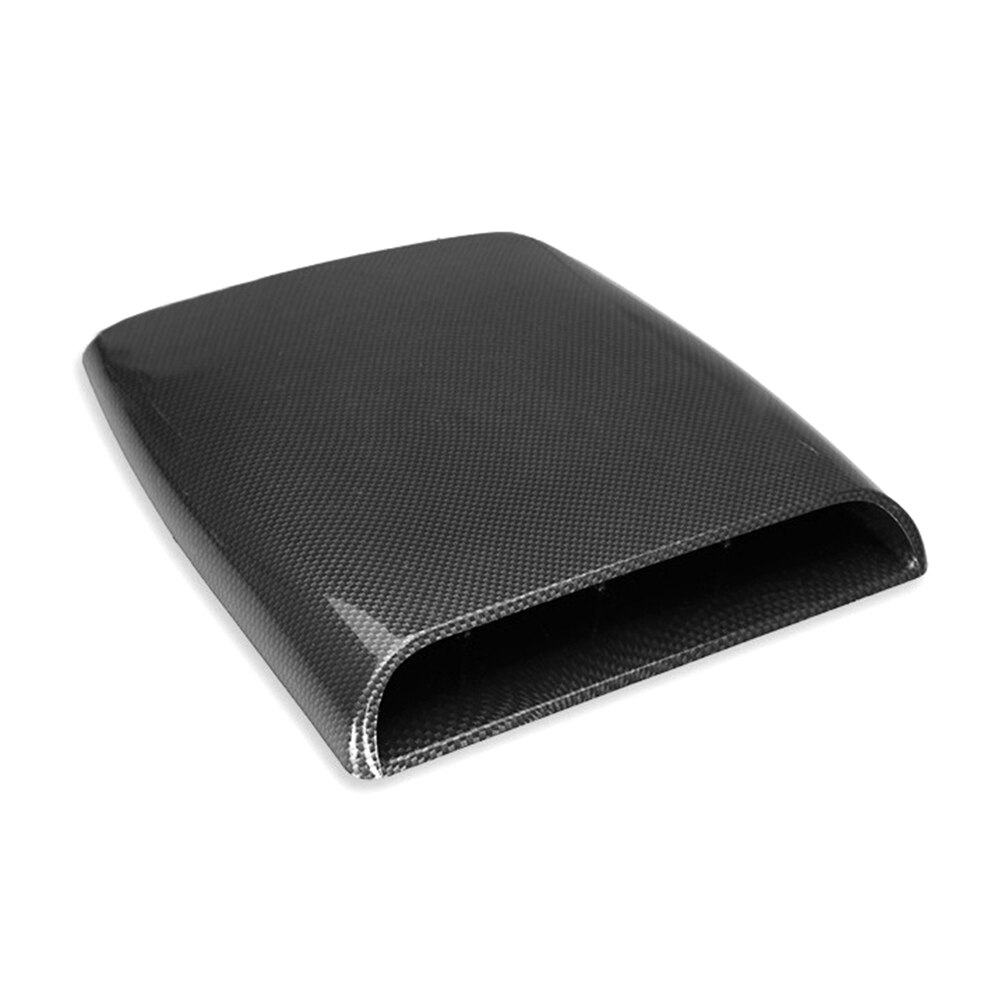 Universal Auto SUV Decorative Air Flow Intake Scoop Bonnet ABS Air Vent Cover Hood Black/White/Silver/Carbon Fiber