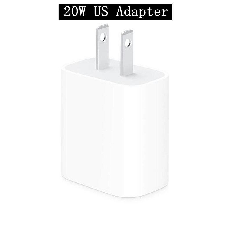 18w 20 pd usb tipo c para iphone 12 mini 11 pro xr xs 8 ipad pro carregador rápido adaptador de carregamento rápido da ue eua para apple 12pro: only charger / 20W US plug