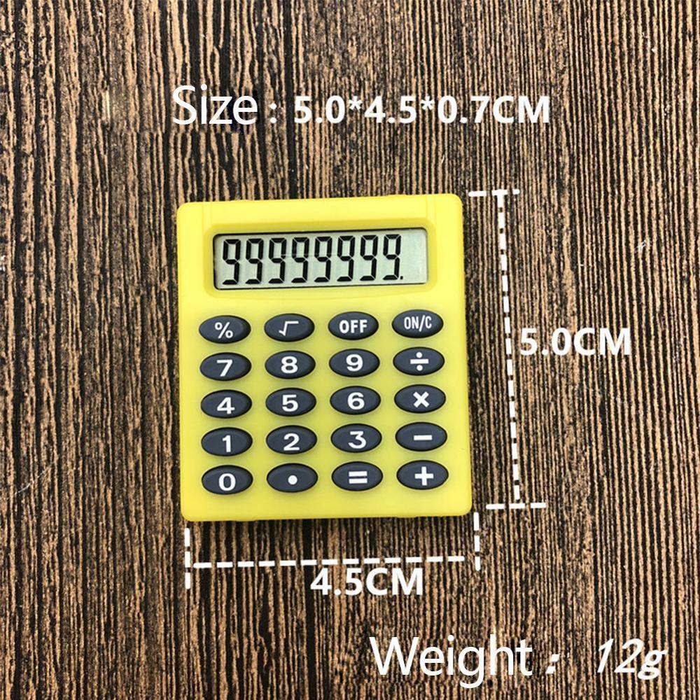 Student Small Mini Electronic Calculator Candy Supplies Office Boutique Stationery Small Square Calculator