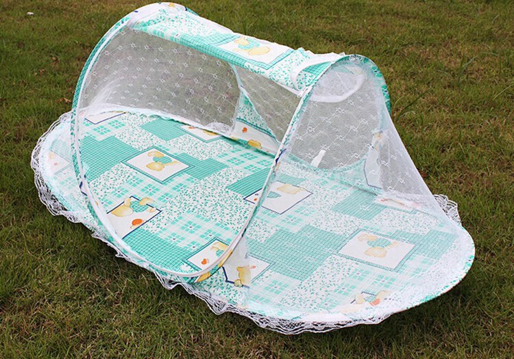 MOTOHOOD Convenient Portable Baby Crib With Netting Outdoor Newborn Baby Play Tent Breathable Folding Baby Crib Travel Cot