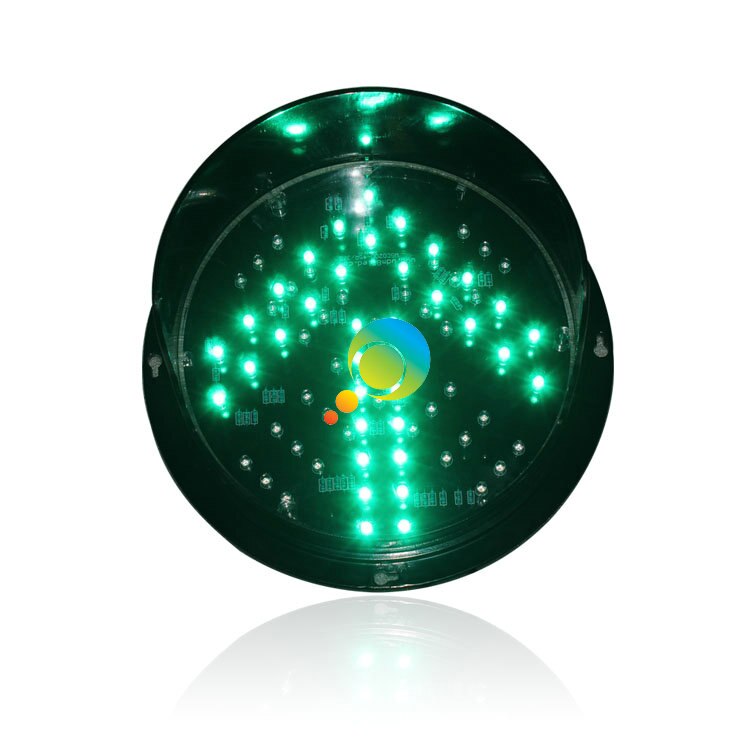 DC24V Or DC12V 8 inch LED traffic light module red cross green arrow LED replacement for