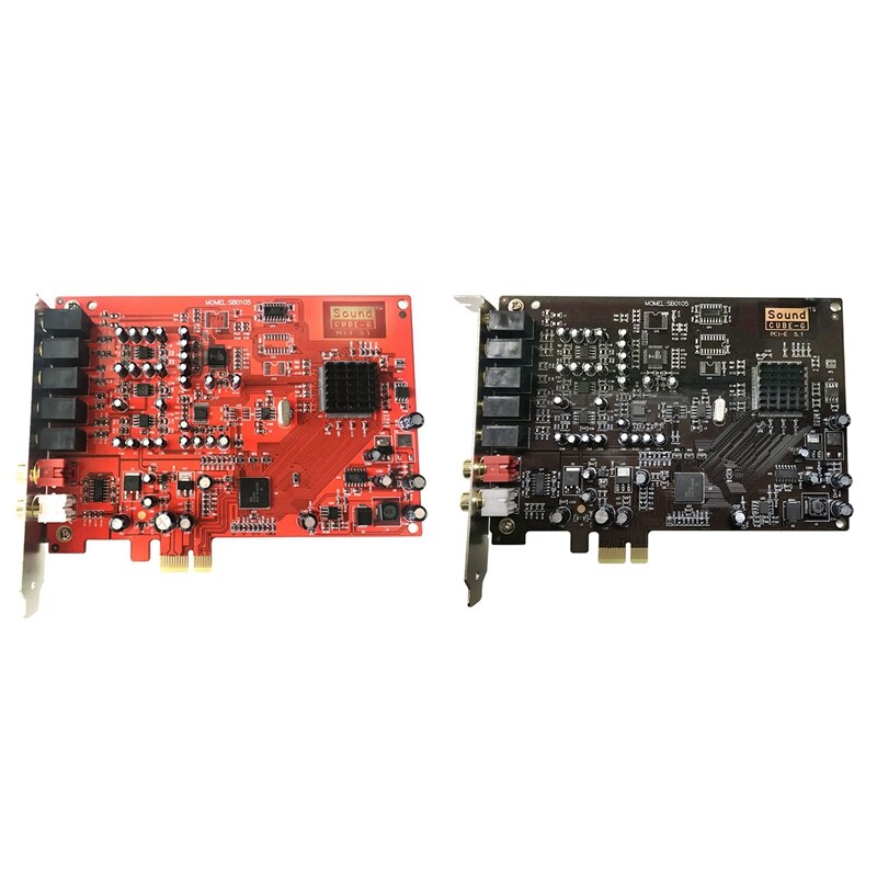 PCI-E ordinateur intégré carte son 5.1 canaux petite carte SB0105 DSP ordinateur chant diffusion maison carte son