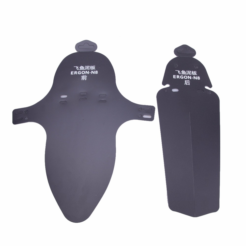 Guardabarros ligeros de Rueda trasera para bicicleta, conjuntos de guardabarros negros para ciclismo