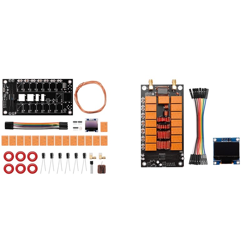 Mini ATU-100 Antenne Tuner 1.8-50Mhz Automatische Antenne Tuner + Oled Firmware Geprogrammeerd Versterker Receiver