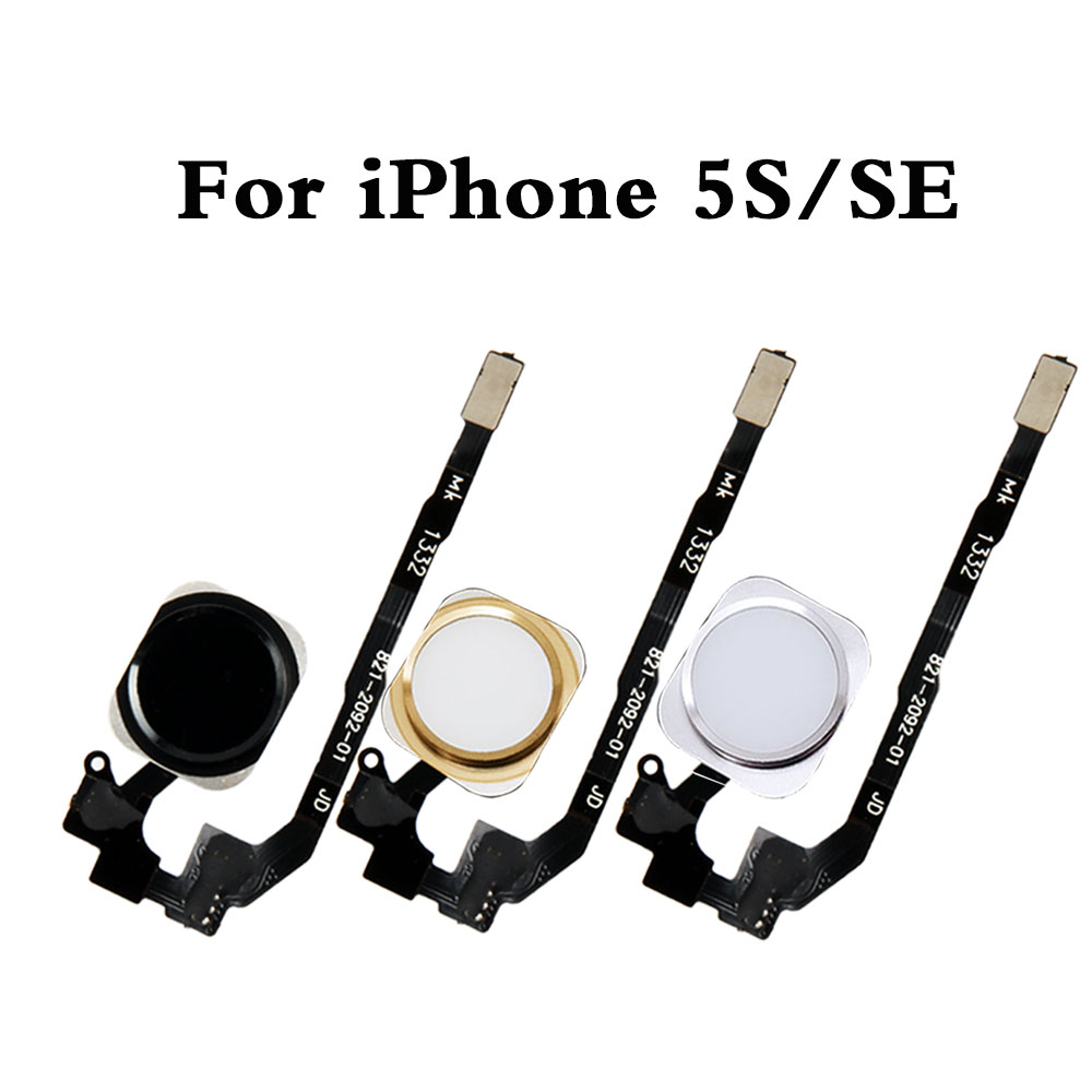 Home Button Flex Cable For iPhone 5 S 5S SE 6 6Plus 6s Plus 7 7Plus 7P Home Return Button Flex Cable Assembly