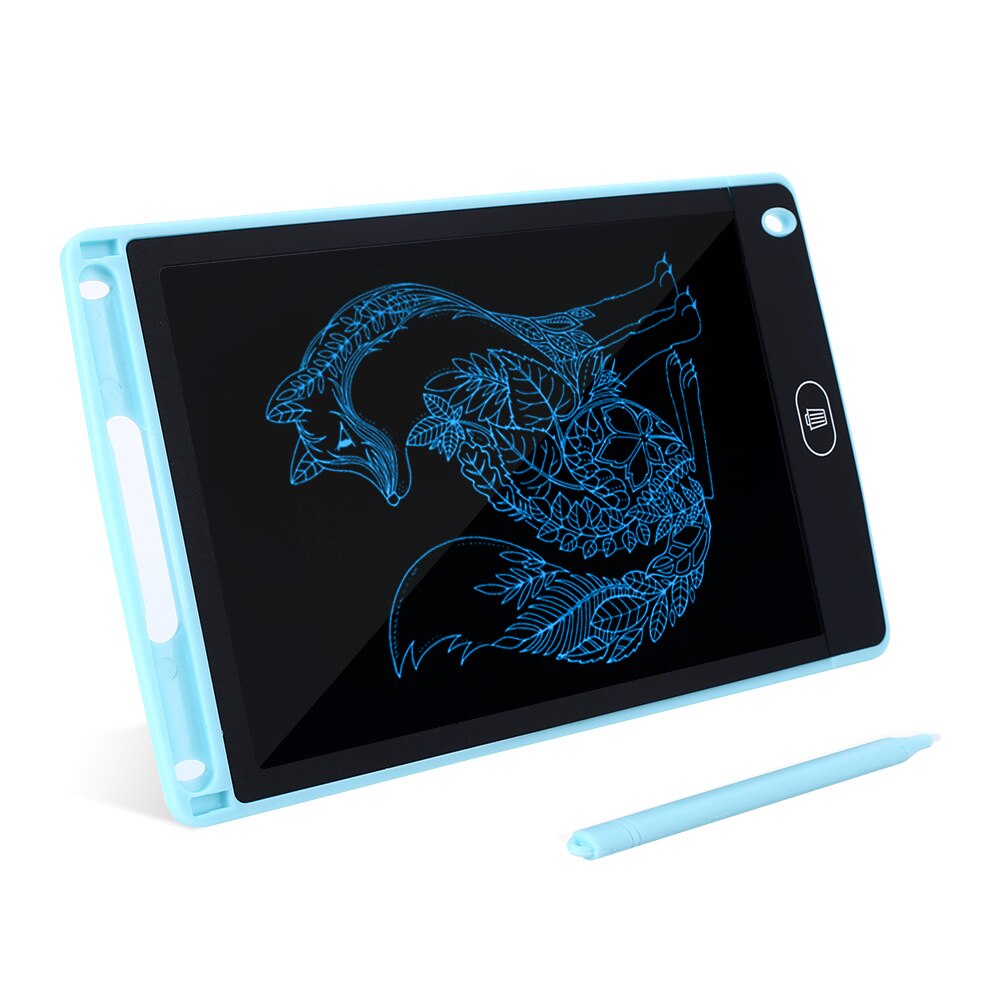 8‘’ LCD Writing Tablet Graphics Handwriting Drawing Pads for Memo Note Calligraphy Graffiti Painting for Kids and Students: 8 inch Blue
