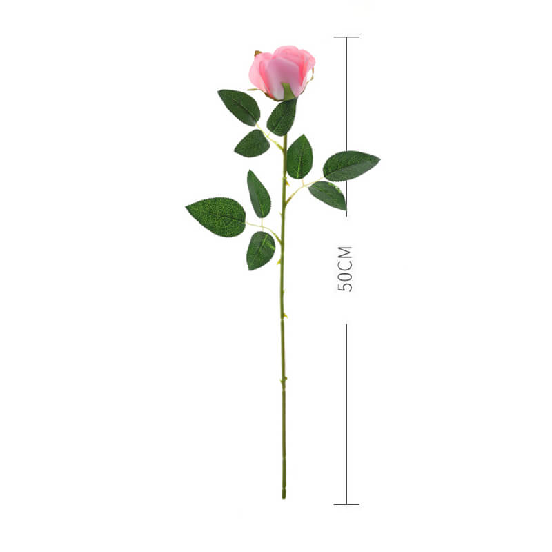 10 pc/ set 50 cm champagne ros blommor bunt röda rosor konstgjord blombukett bröllop bord dekor heminredning