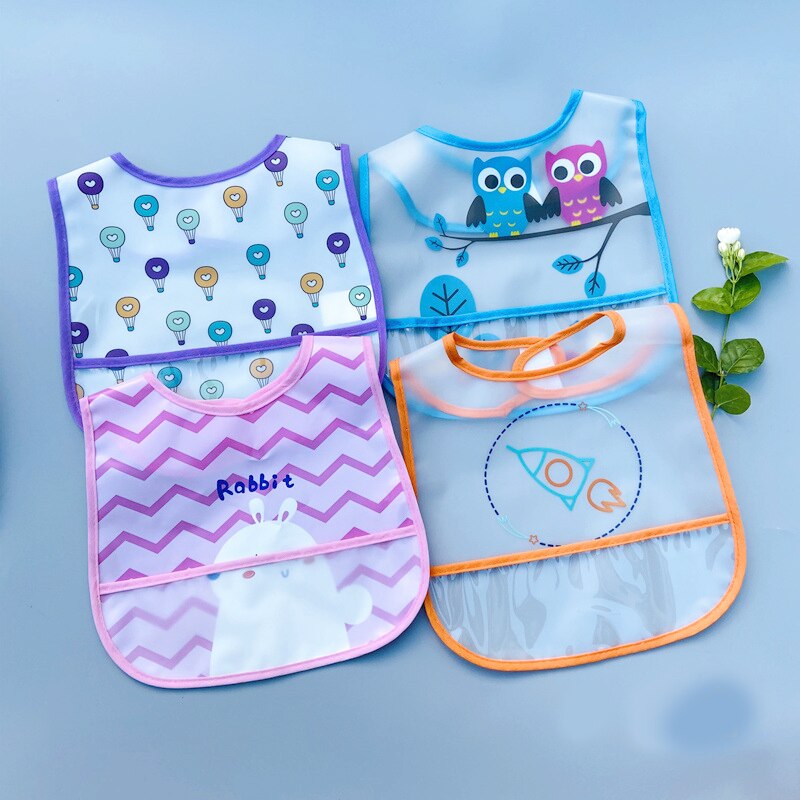 Wasserdicht Karikatur Waschen-freies EVA Bandana Fütterung Lätzchen für Baby Kleinkind 1 ~ 6 Jahre alt Baby Junge Mädchen zeug Spucktuch Kleinkind Schal