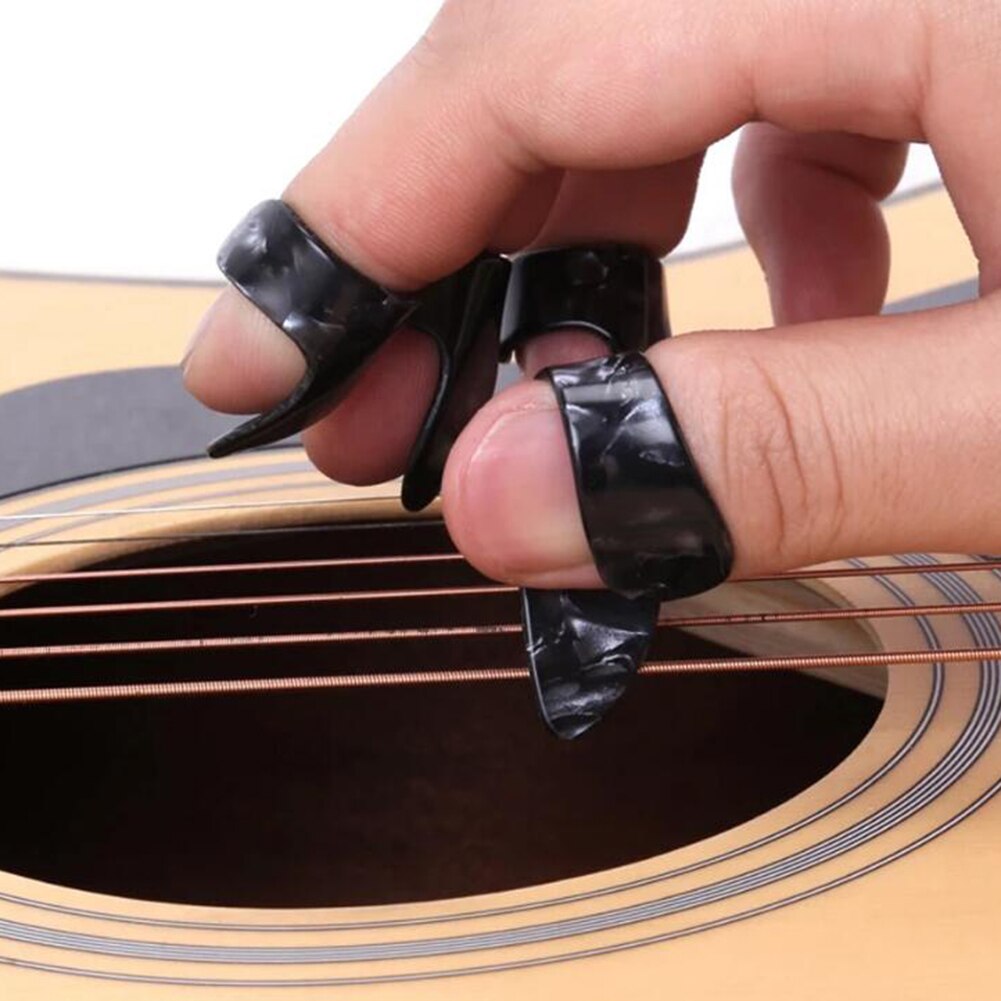 Ukelele con púas de celuloide para guitarra eléctrica, instrumento Musical, púa, 4 Uds.