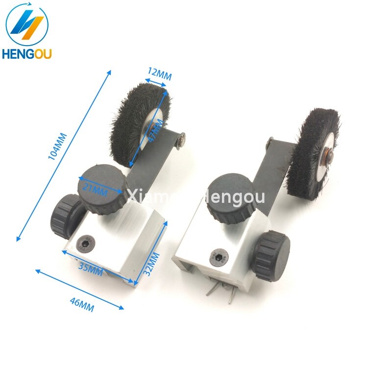 Komori feeder brush wheel Pressure wheel Komori 426 428 429 Feed Wool Wheel assembly offset printing machine parts