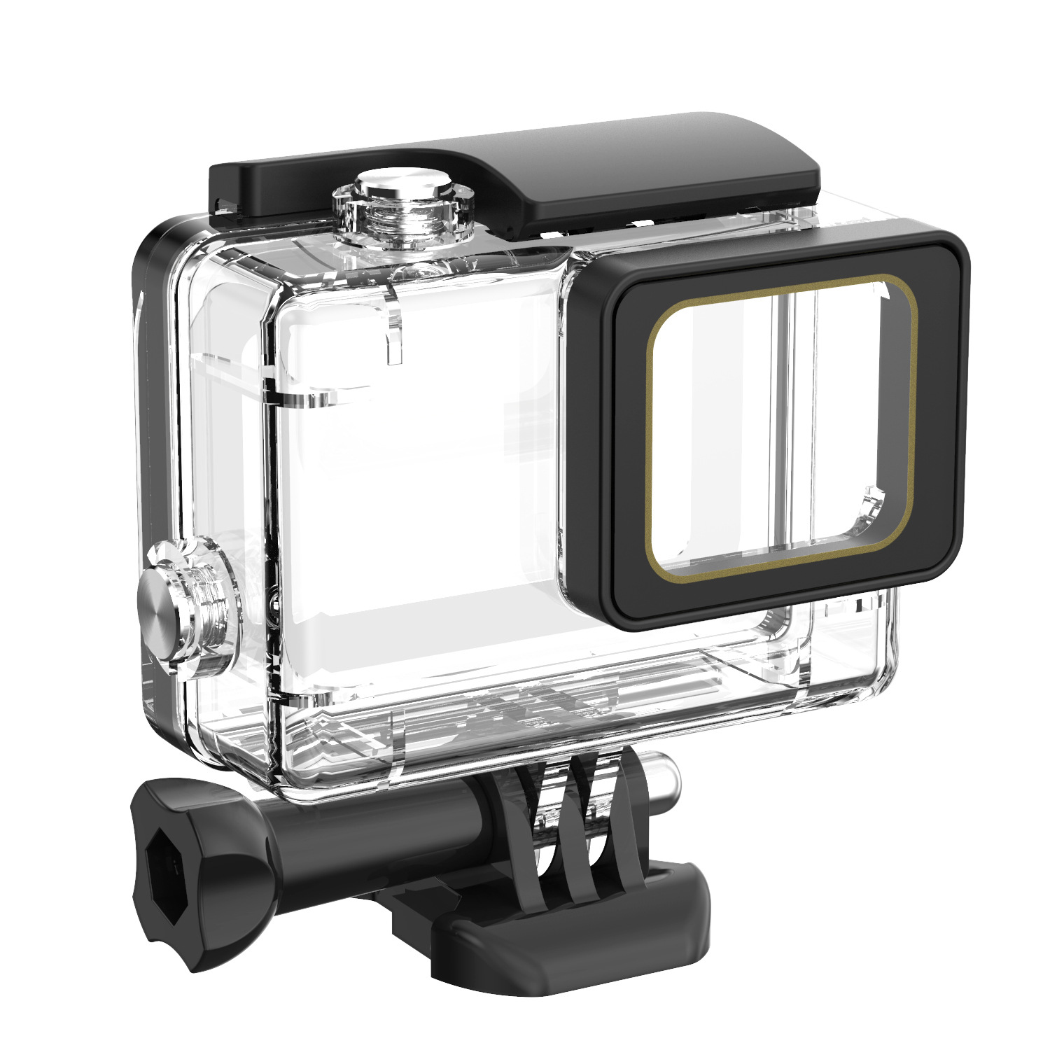 HONGDAK for GoPro 7 5 6 Black Waterproof Case Underwater Diving Protective Housing Mount for Go Pro Action Camera Accessories: white color
