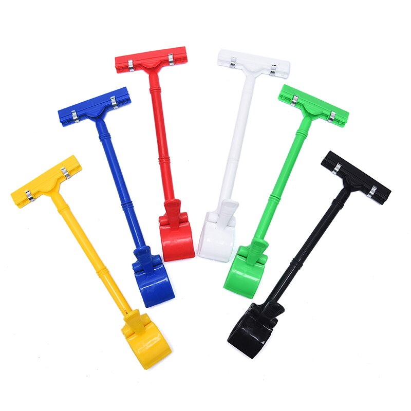 Plastic bordhouder reclame display clip naamlabel prijskaartstandaard rekken supermarkt display stand clips
